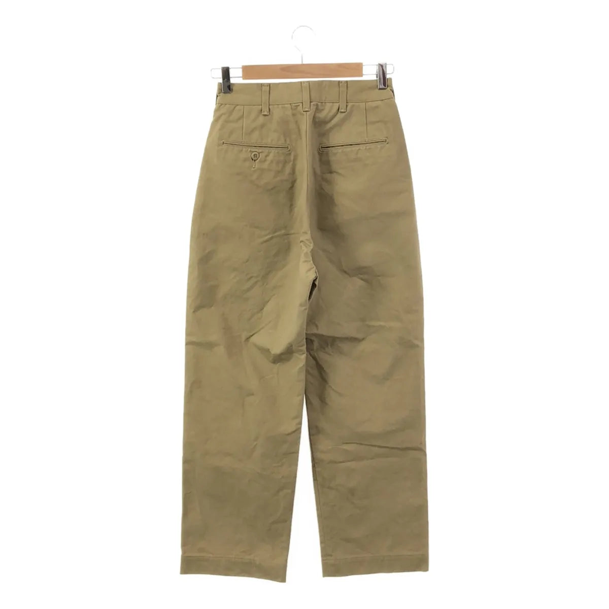 全新原 |高腰斜紋布褲 | 34 |米色 |女性的