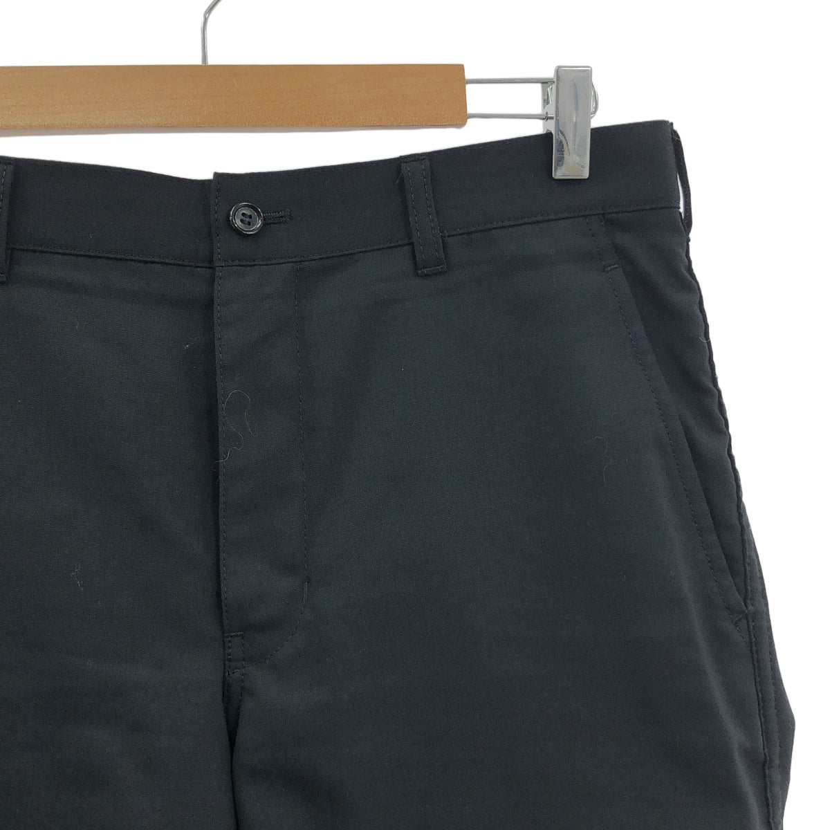 COMME des GARCONS 男士 |羊毛錐形休閒褲 |中號 |黑色|男士