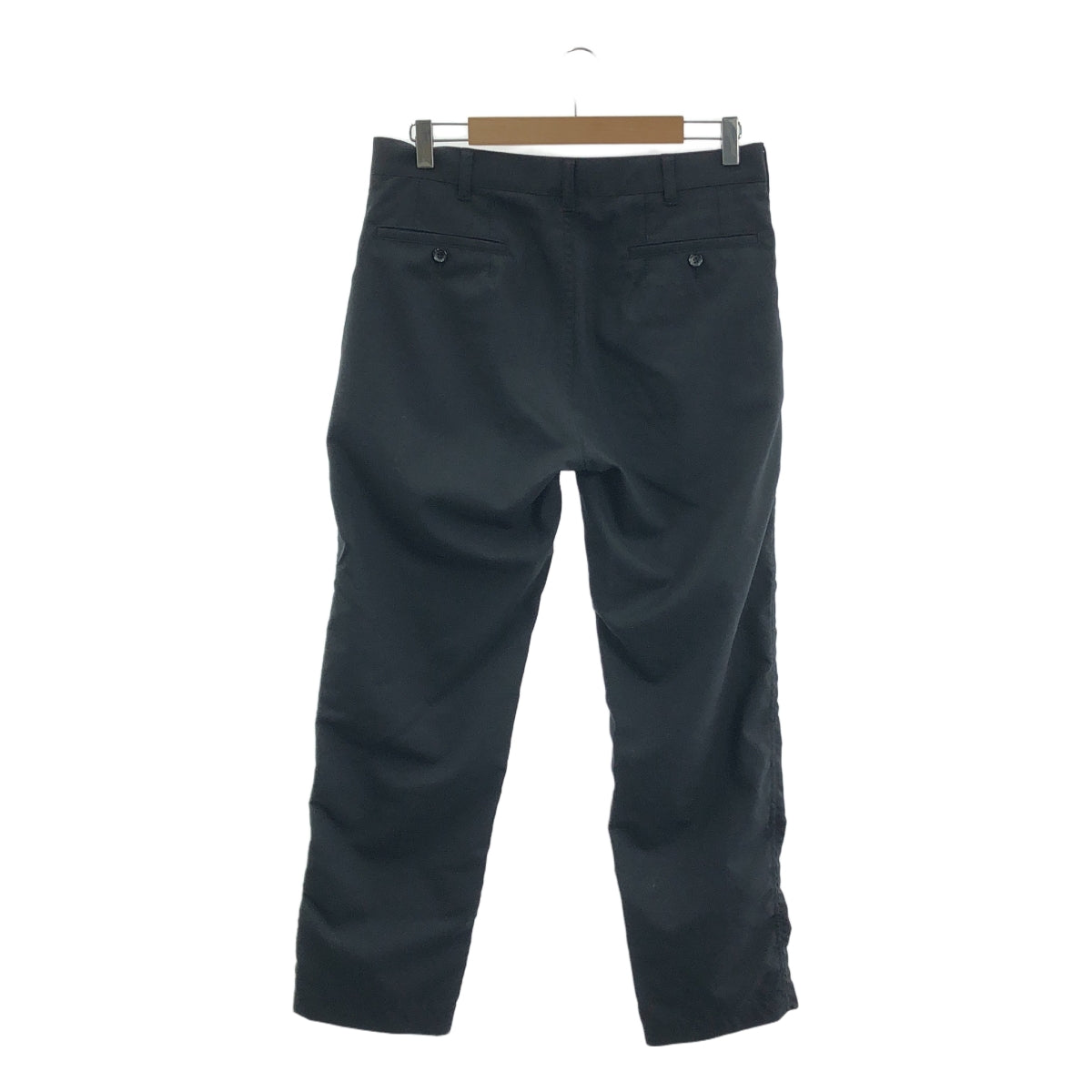 COMME des GARCONS 男士 |羊毛錐形休閒褲 |中號 |黑色|男士