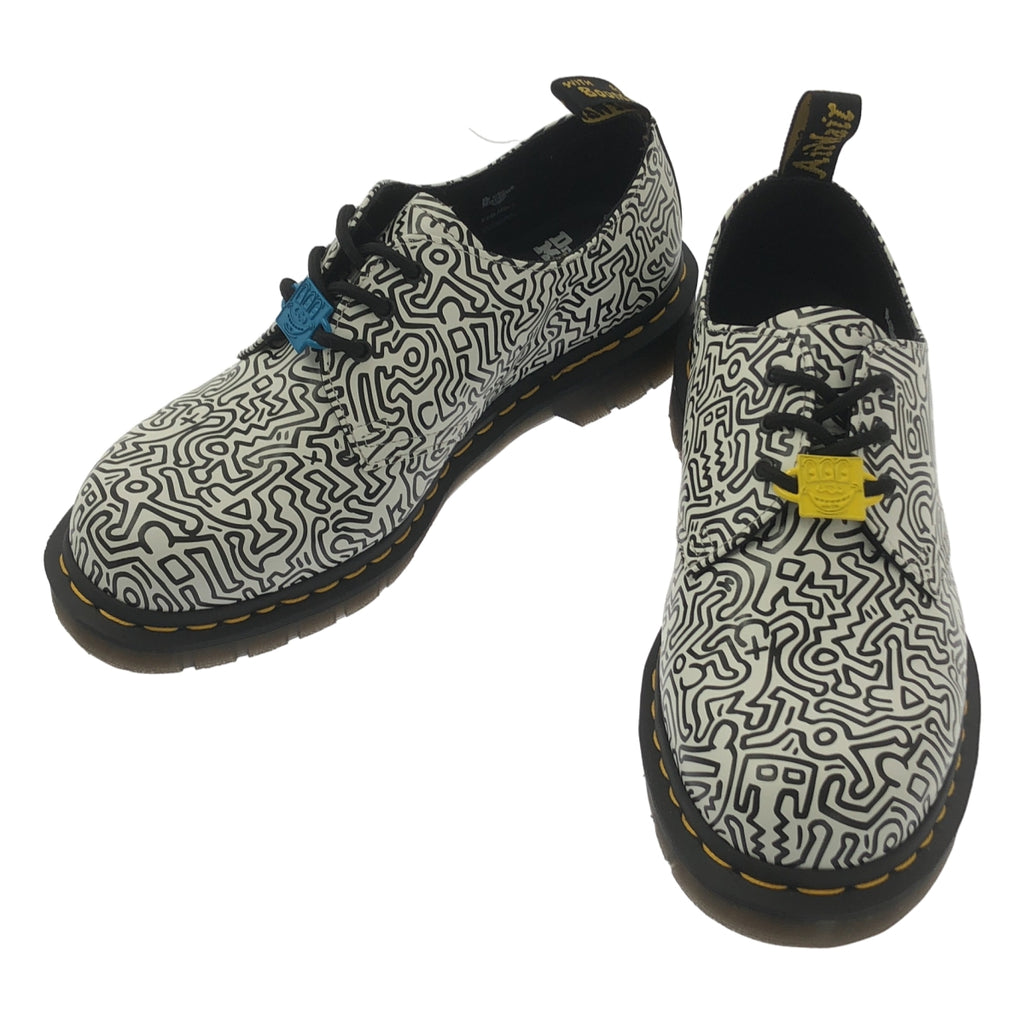 Dr.Martens / 닥터 마틴 | × KEITH HARING / 키스 헤링 1461 KH FIG / 총 무늬 가죽 신발 | 8 | 남성