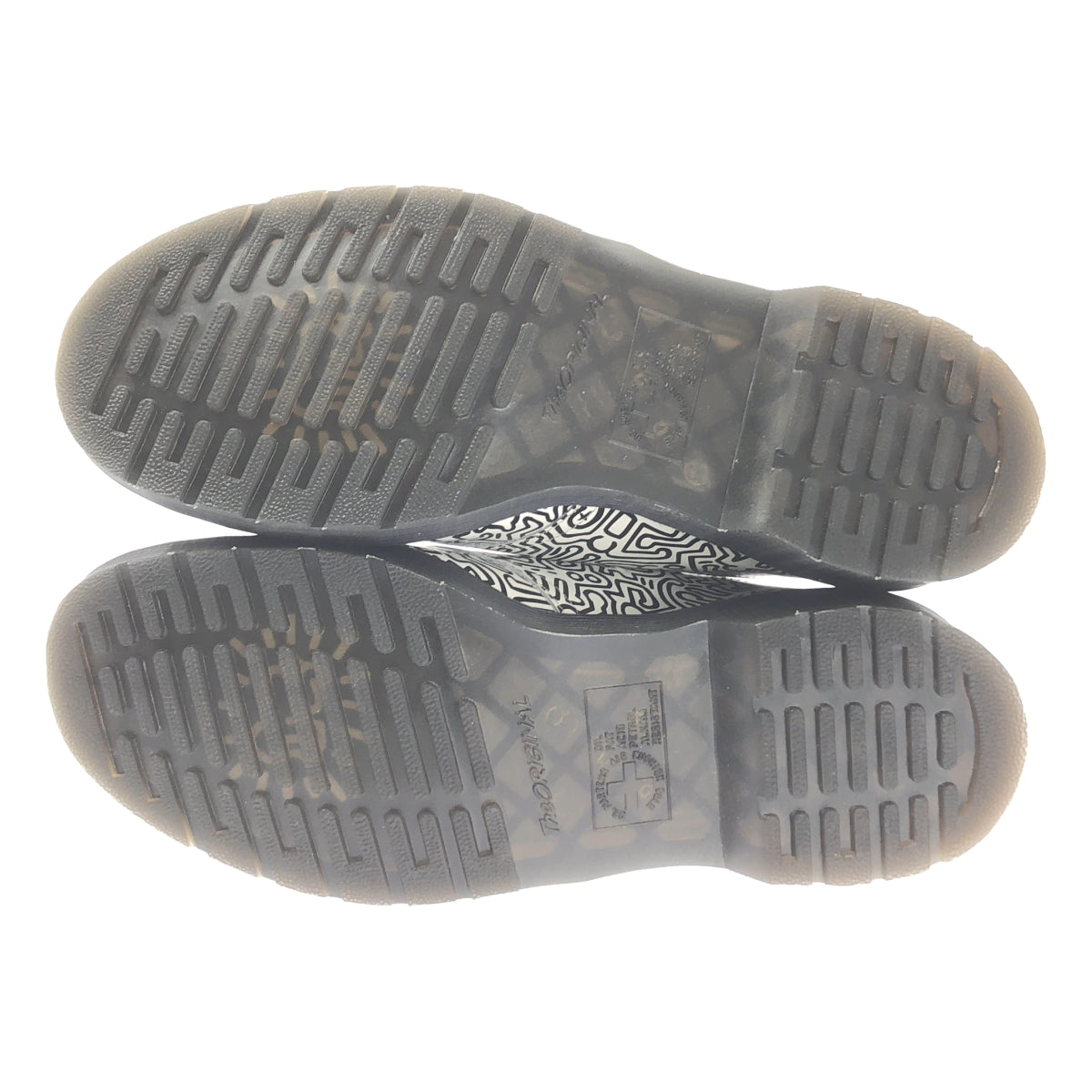 Dr.Martens / ドクターマーチン | × KEITH HARING / キース・ヘリング 1461 KH FIG / 総柄 レザー シューズ | 8 | メンズ