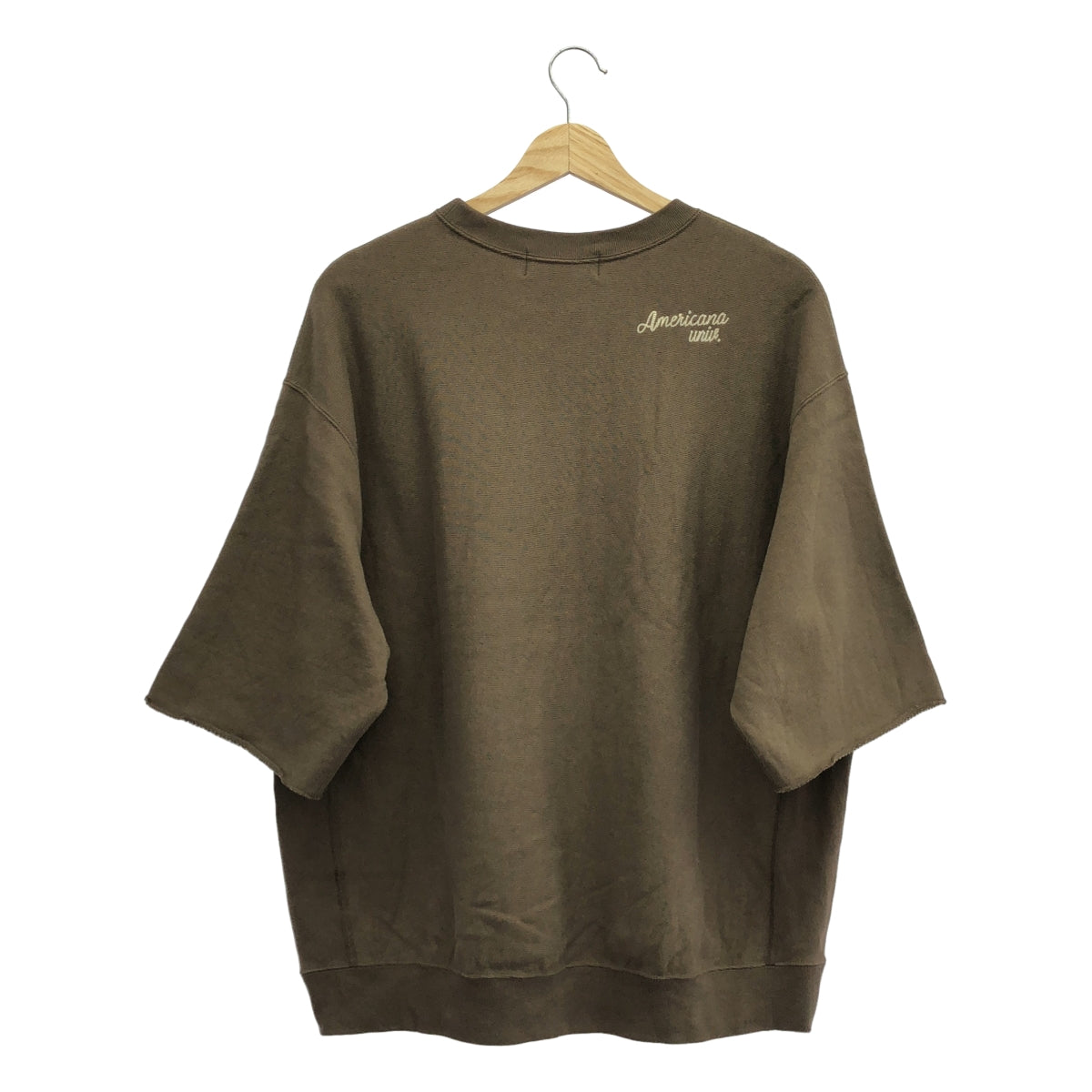 L'Appartement DEUXIEME CLASSE / アパルトモンドゥーズィエムクラス | 【 AMERICANA / アメリカーナ 】HALF  SLEEVE SWEAT / ロゴ ハーフスリーブスウェット | F |