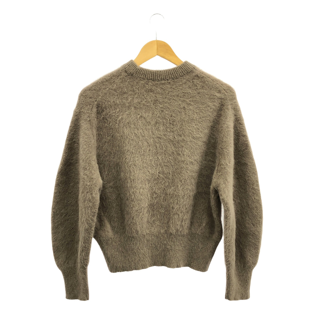 【美品】  JOURNAL STANDARD / ジャーナルスタンダード | 2024AW | アルパカミックスファークルーネックプルオーバー | フリー | ブラウン | レディース