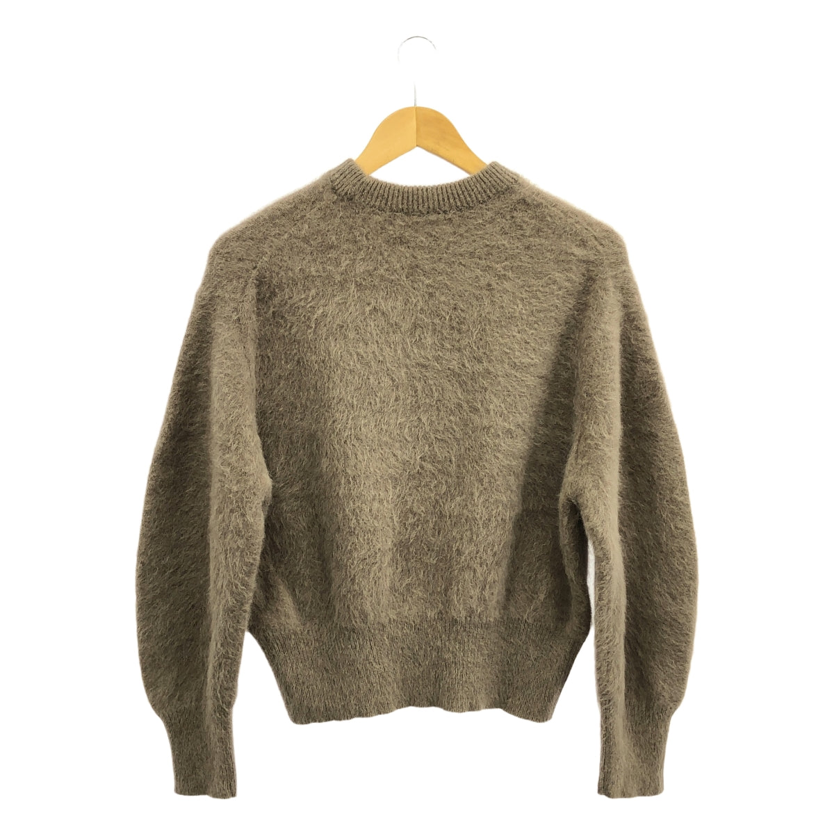 【미품】 JOURNAL STANDARD / 저널 스탠다드 | 2024AW | 알파카 믹스 퍼크 루넥 풀오버 | 무료 | 브라운 | 여성