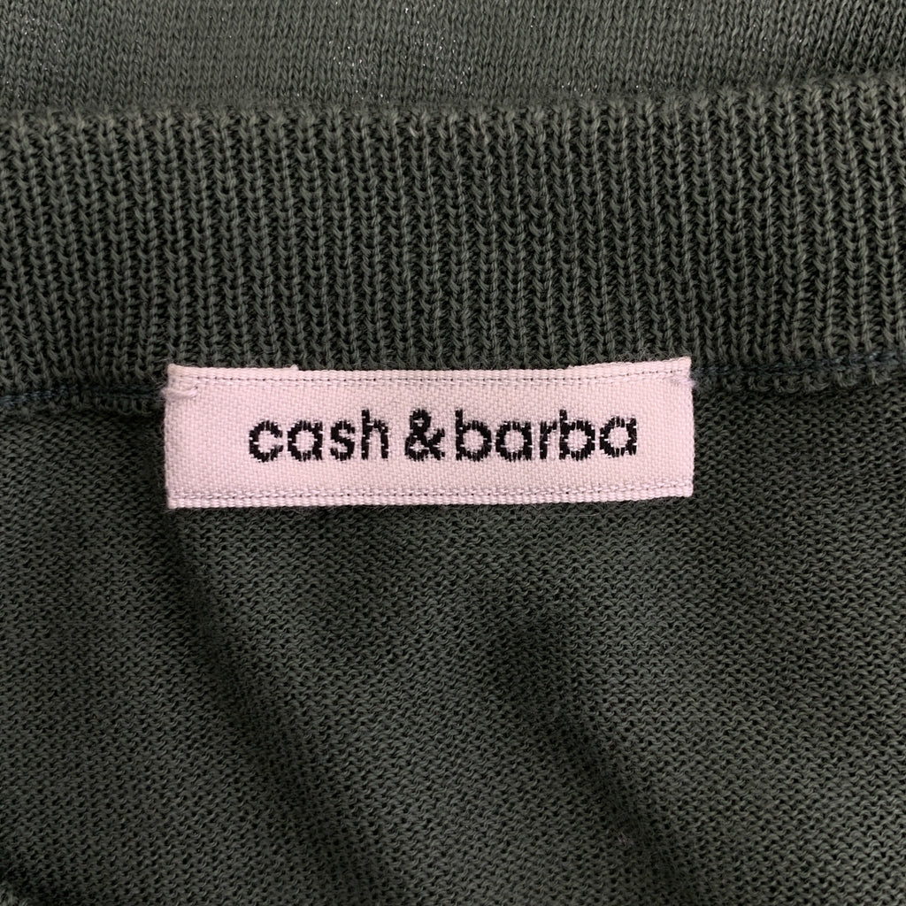 cash&barba / キャッシュアンドバルバ | シーアイランドコットン ニット カーディガン | 2 | グリーン | レディース
