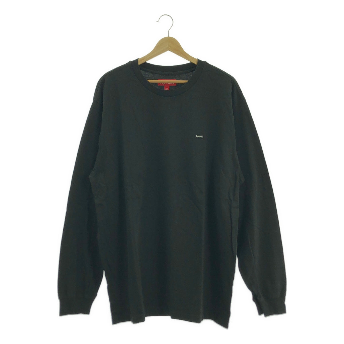 【美品】  SUPREME / シュプリーム | small box l/s tee / スモール ボックス ロングスリーブ カットソー | M | black | メンズ