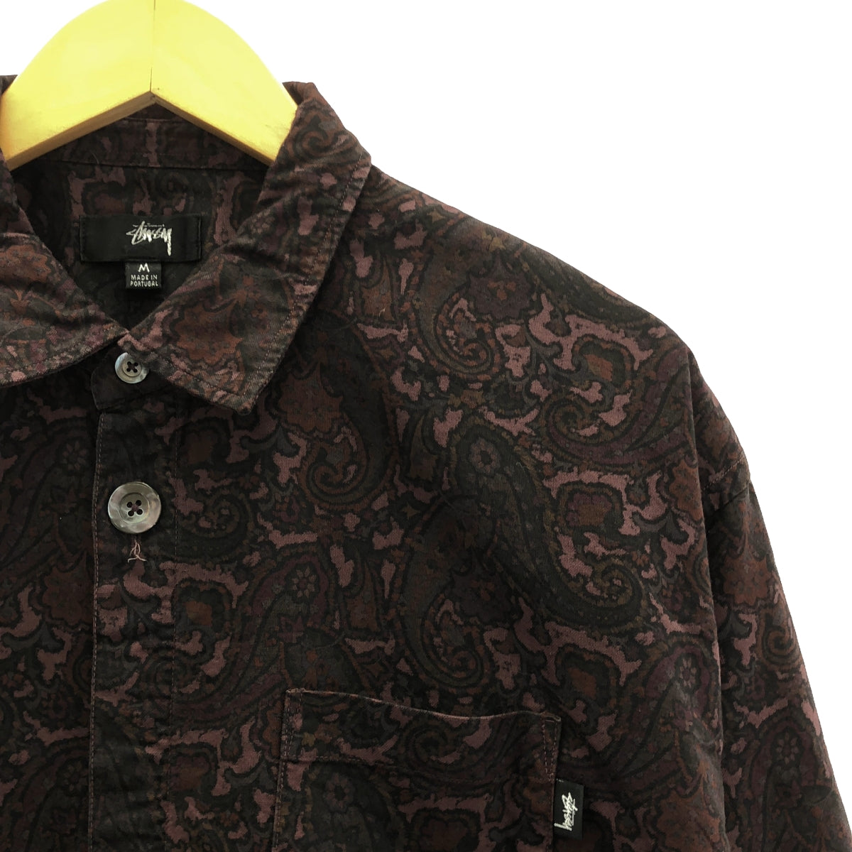 STUSSY / 스테이시 | × Union / 유니온 30TH Paisley Shirt / 총무늬 페리즐리 셔츠 | M | 남성