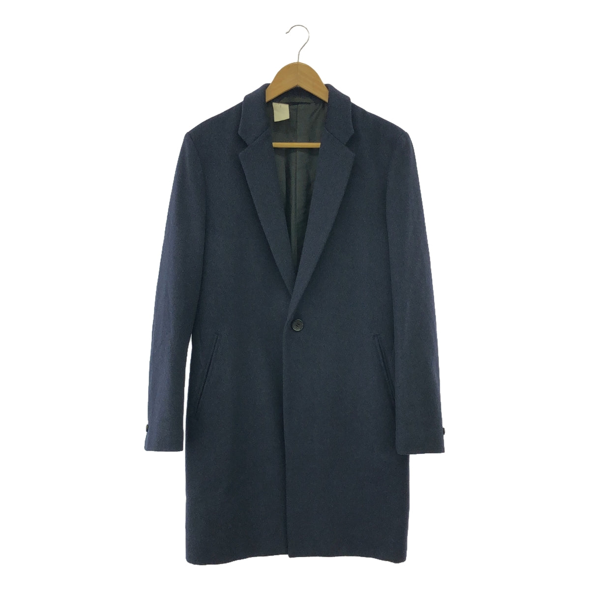 北好萊塢 |羊毛條紋切斯特大衣 |尺寸 36 |海軍 |男士