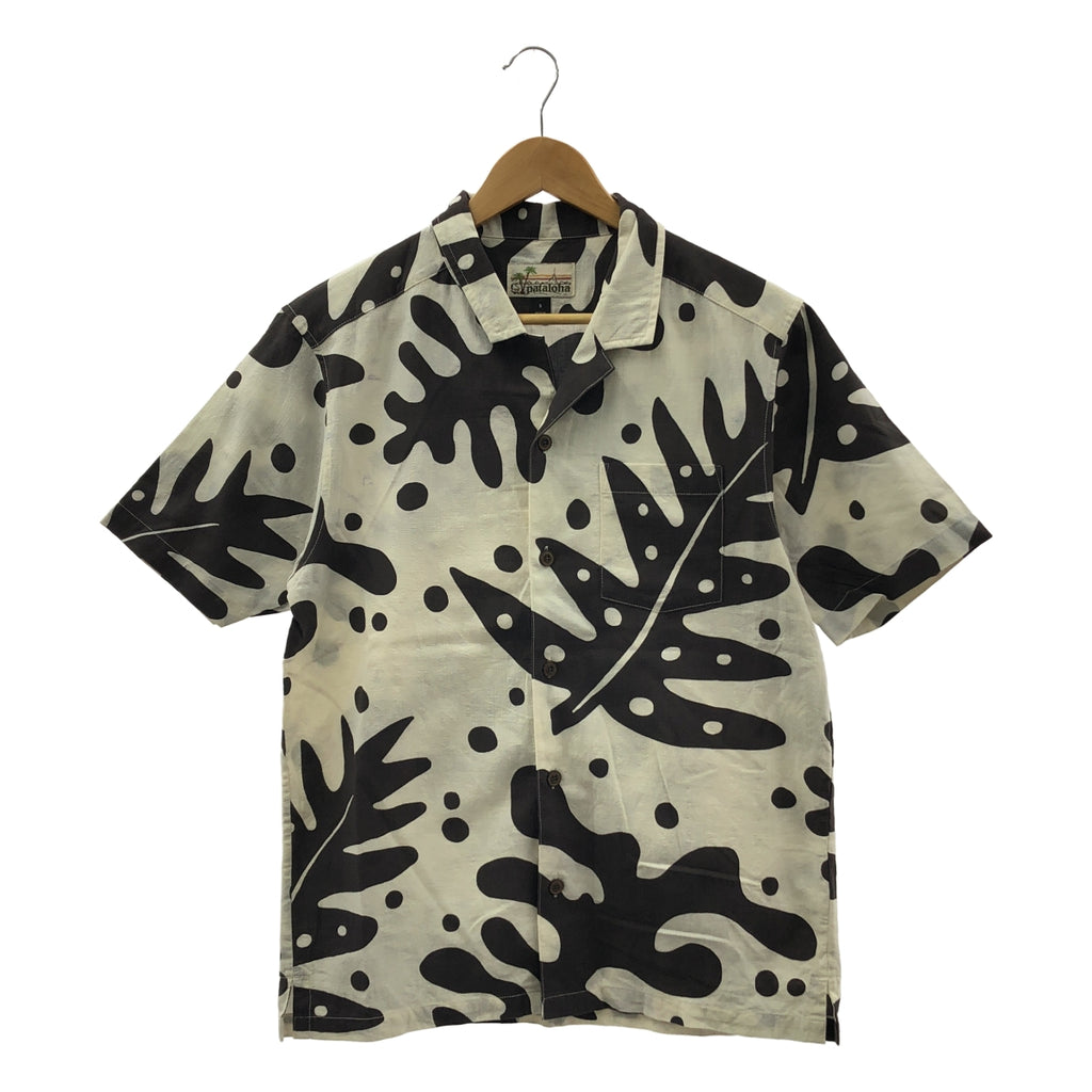pataloha patagonia / 파타고니아 파타로하 | 리프 무늬 프린트 알로하 셔츠 | S | 남성
