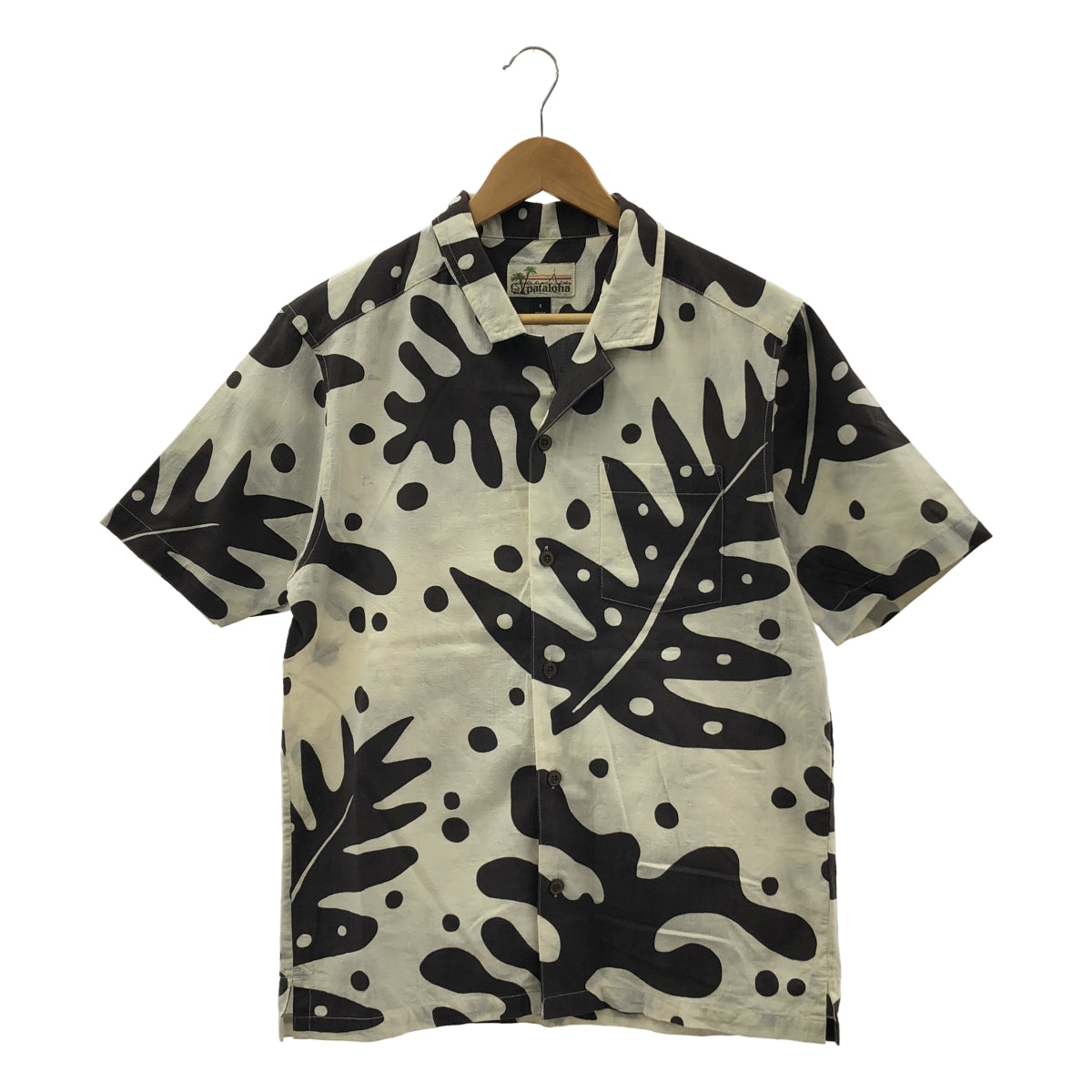pataloha patagonia / 파타고니아 파타로하 | 리프 무늬 프린트 알로하 셔츠 | S | 남성