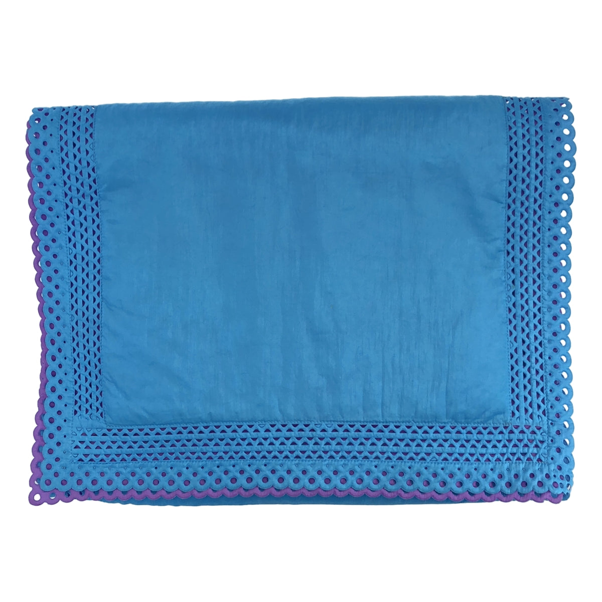 ISSEY MIYAKE | 尼龍披肩 | F | 紫色/藍色