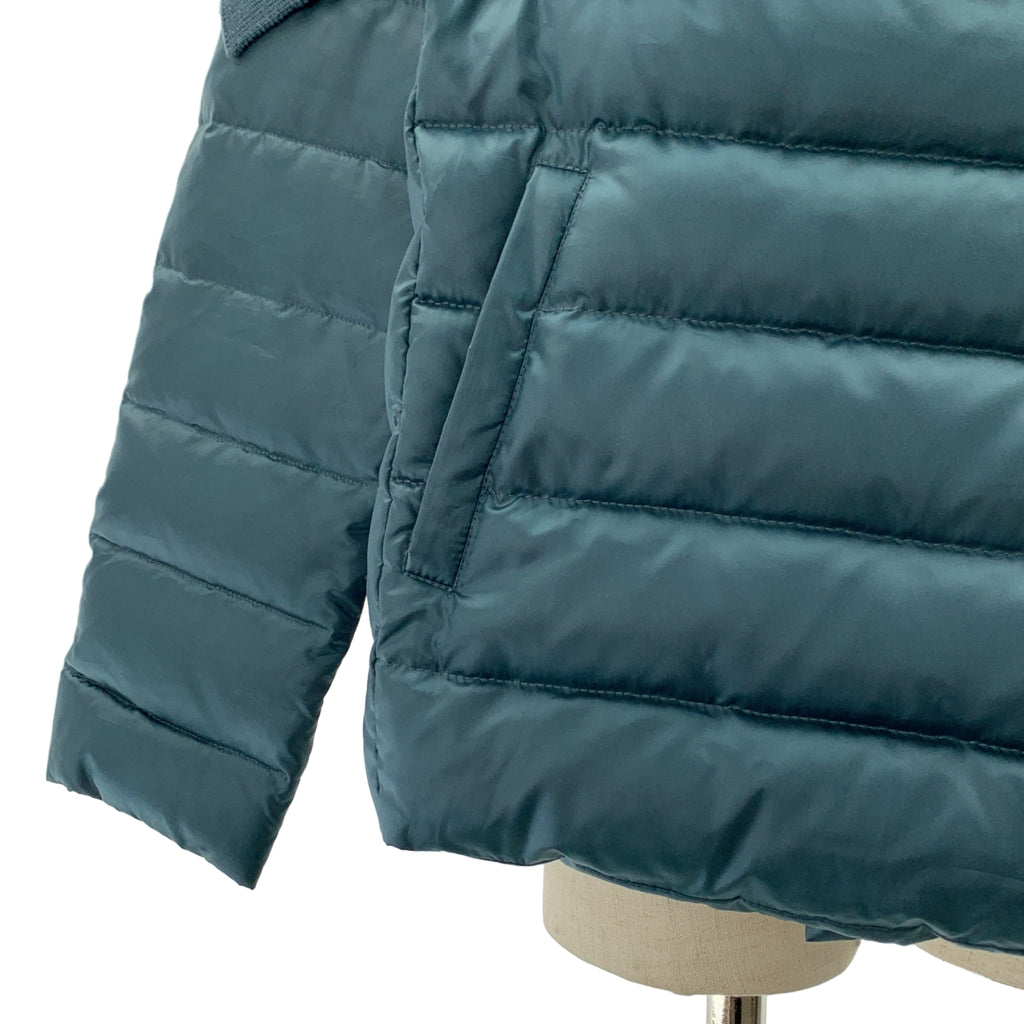 ISSEY MIYAKE / イッセイミヤケ | リブニット切替 ダウン ジャケット | 3 | レディース