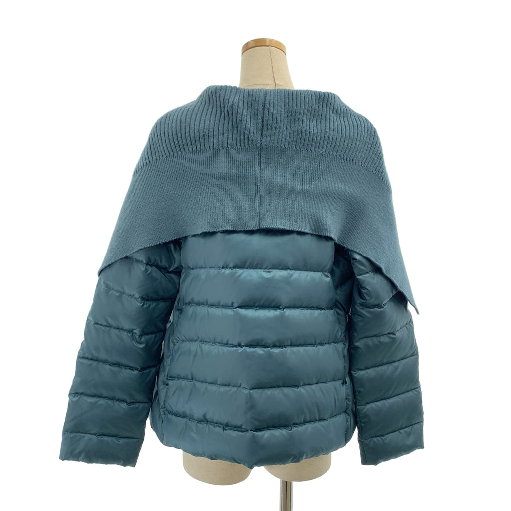 ISSEY MIYAKE / イッセイミヤケ | リブニット切替 ダウン ジャケット | 3 | レディース