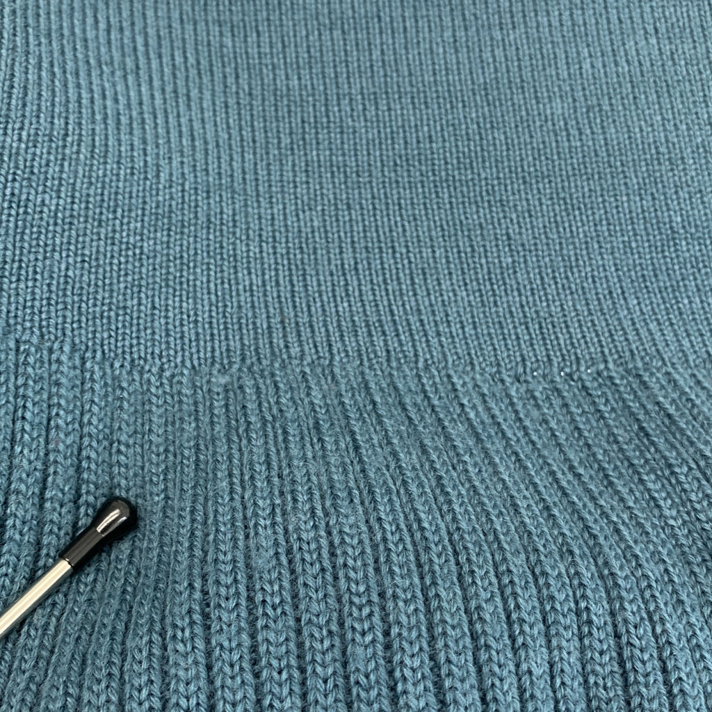 ISSEY MIYAKE / イッセイミヤケ | リブニット切替 ダウン ジャケット | 3 | レディース