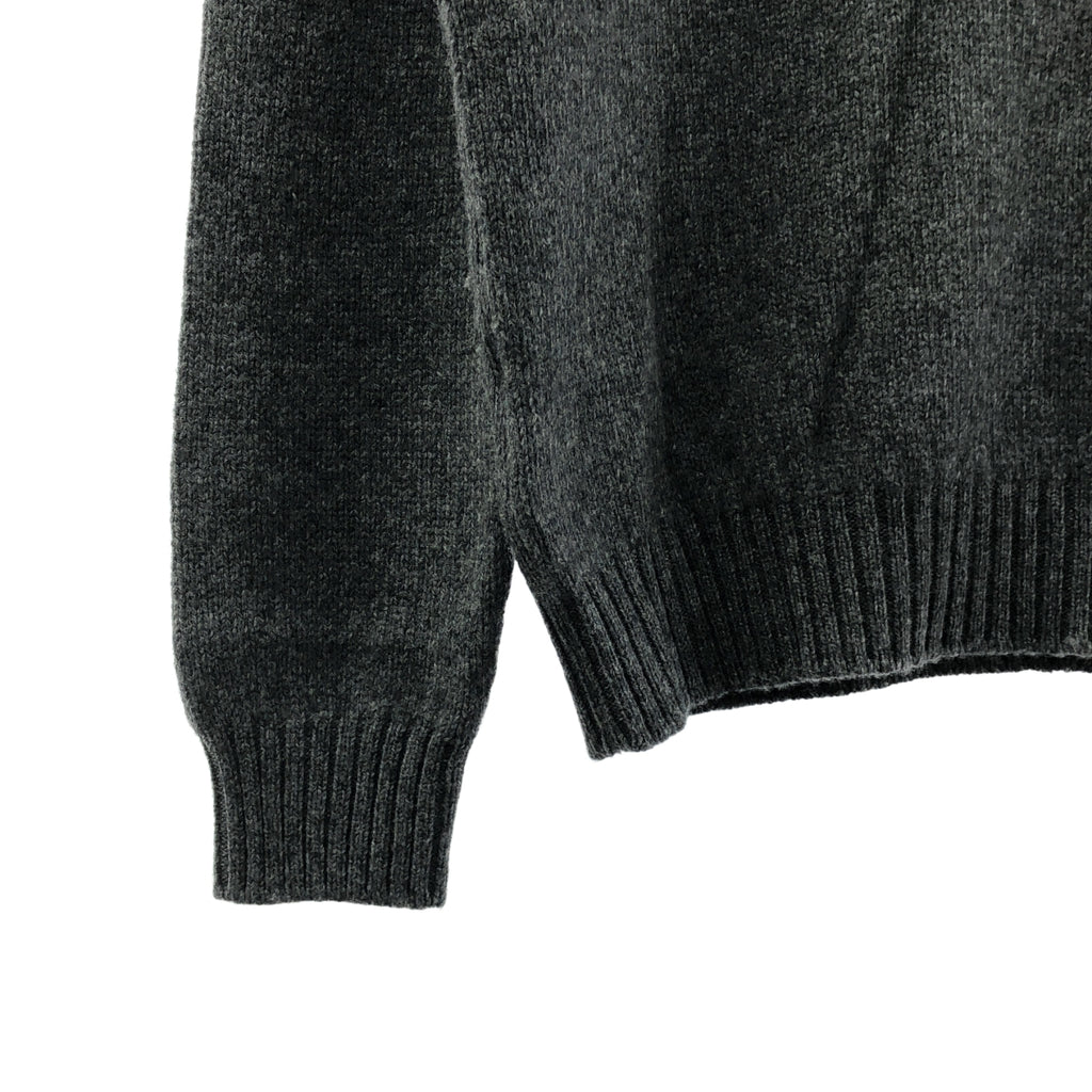 PRADA / 프라다 | 2022AW | 울 캐시미어 혼합 로고 하이넥 니트 | 36 | 여성