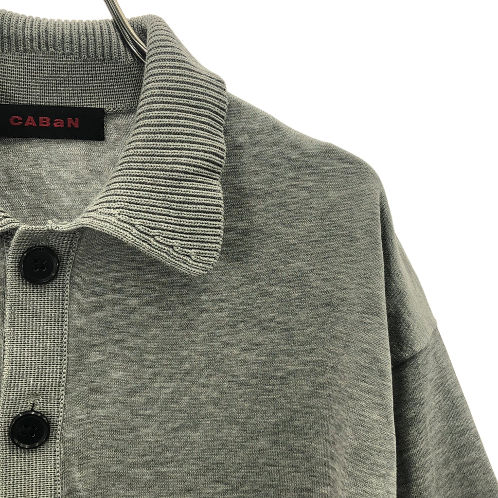 CABaN / 캐빈 | 코튼 폴로 니트 풀오버 | L | 남성