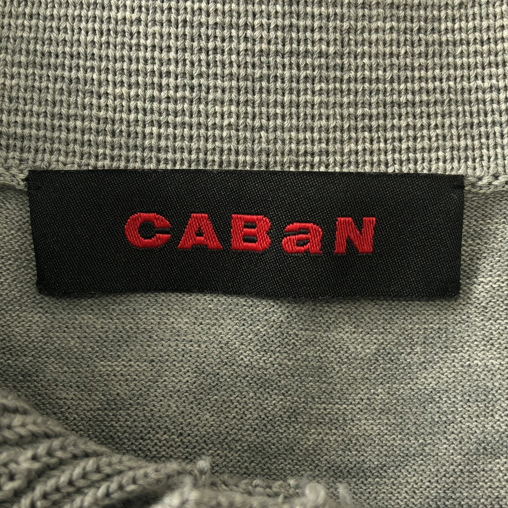 CABaN / 캐빈 | 코튼 폴로 니트 풀오버 | L | 남성