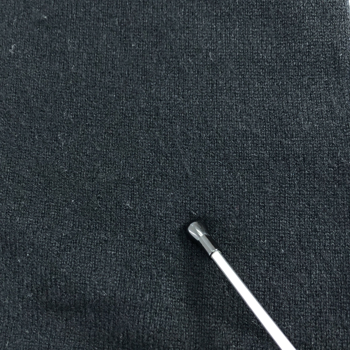 lucien pellat-finet / ルシアンペラフィネ | カシミヤ スカル エンブロイダリー Vネックニット | S | ブラック | レディース