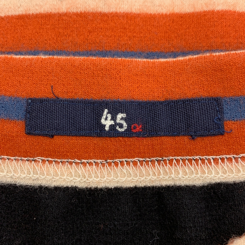 45r / フォーティファイブアール | ジャージ フラノ ボーダー スカート | 3 | オレンジ/ブルー/ブラック | レディース