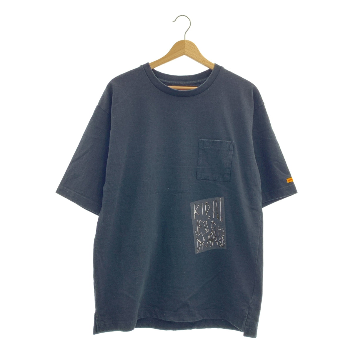 KIDILL / 키딜 | × EDWIN A Mess T-shirts 백 프린트 컷소우 | L | 남성