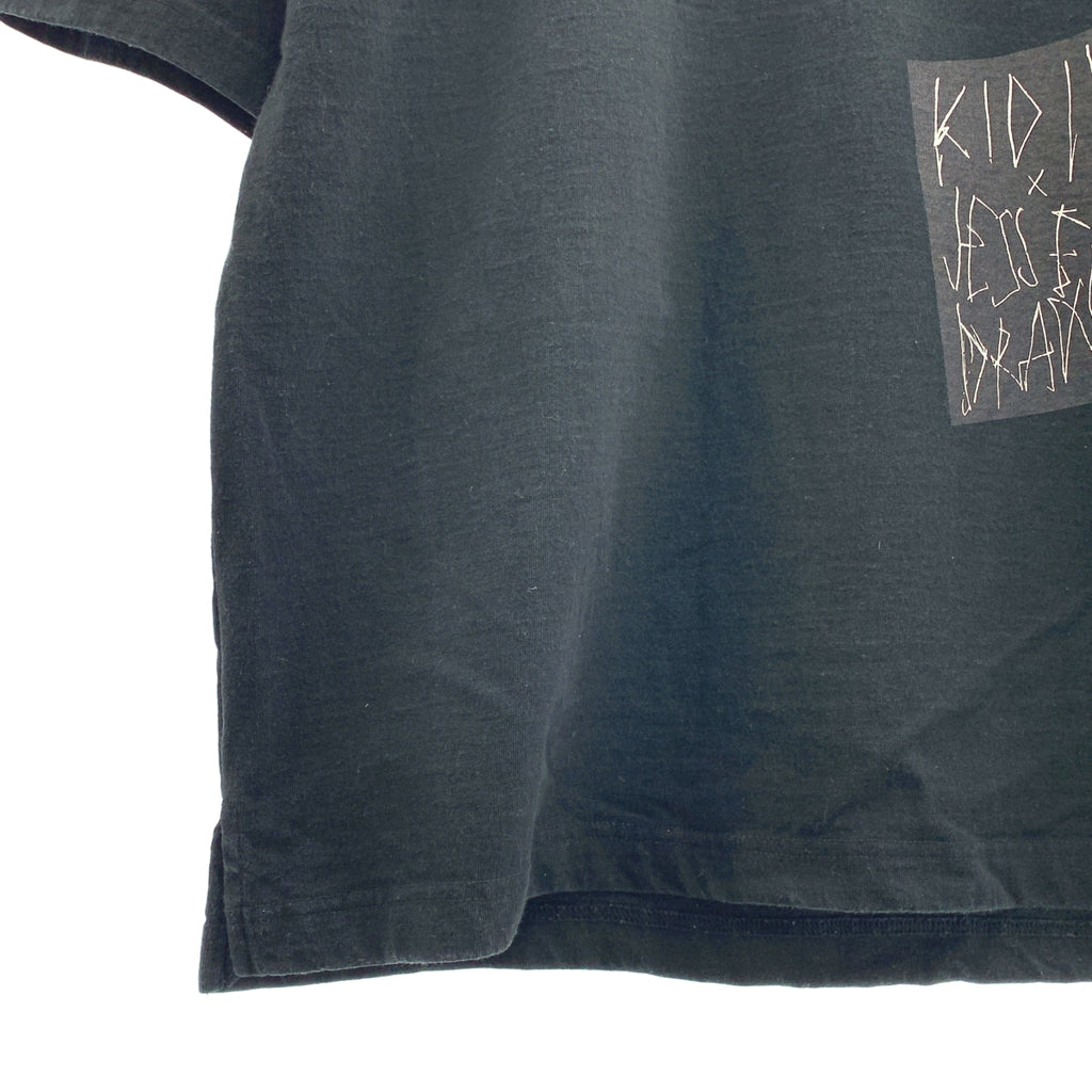 KIDILL / 키딜 | × EDWIN A Mess T-shirts 백 프린트 컷소우 | L | 남성