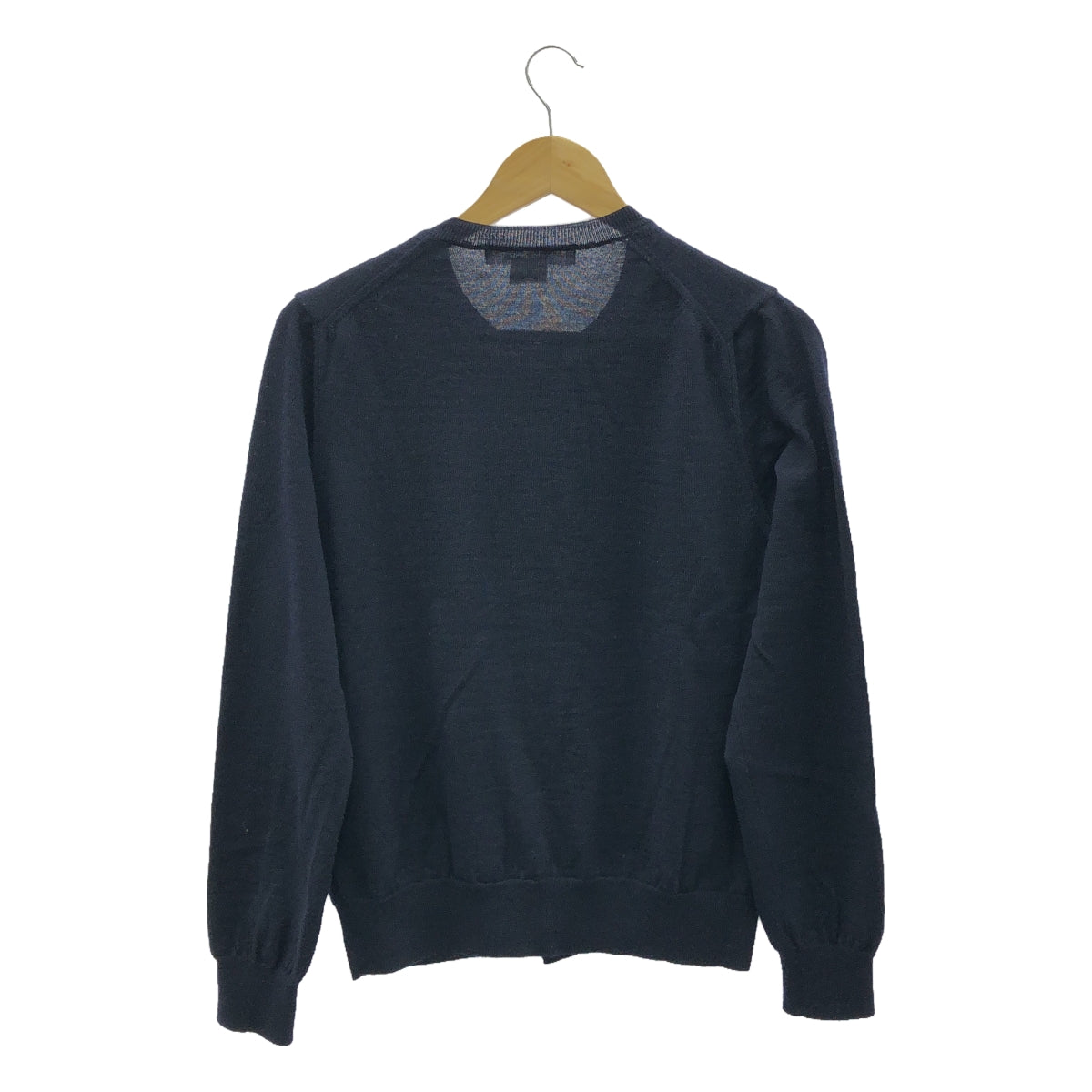 COMME des GARCONS COMME des GARCONS / Comme des | Silk-lined crew neck cardigan | L | Navy | Women's