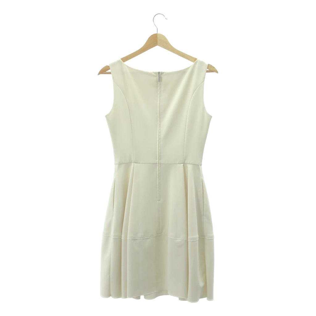 【美品】  FOXEY NEW YORK / フォクシーニューヨーク | バロン ドレス ノースリーブ ワンピース | 38 | ホワイト | レディース