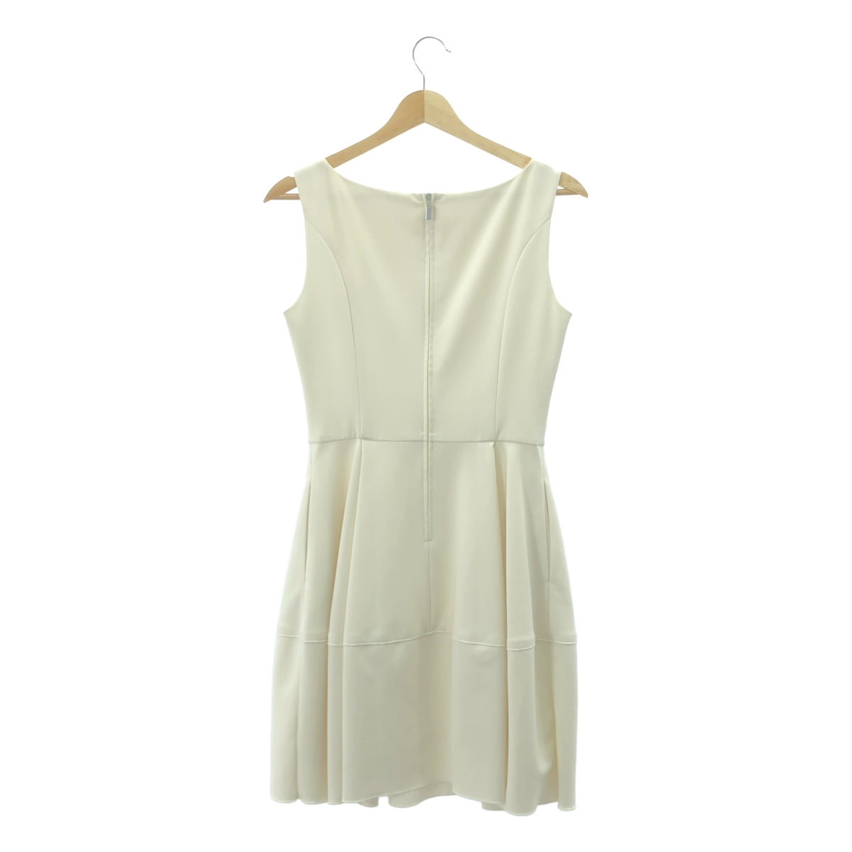 【美品】  FOXEY NEW YORK / フォクシーニューヨーク | バロン ドレス ノースリーブ ワンピース | 38 | ホワイト | レディース
