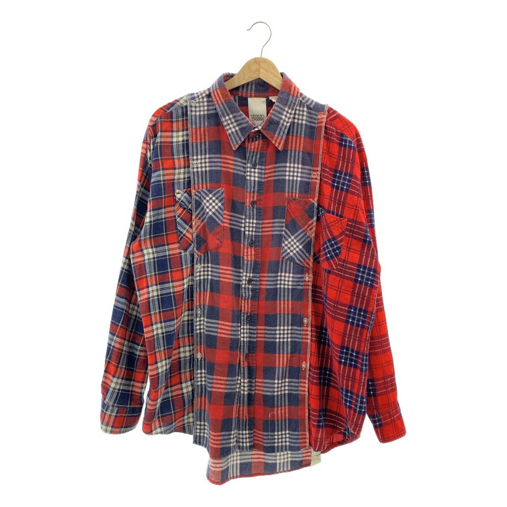 YSTRDY'S TMRRW / イエスタデイズトゥモロー | FLEA MARKET SHIRT リメイク チェックシャツ | XL | メンズ