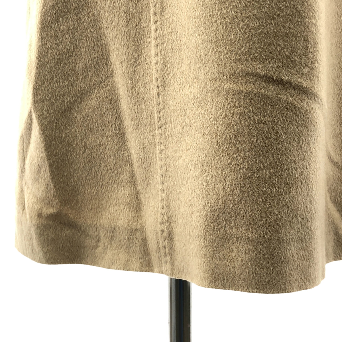 Loro Piana / ロロピアーナ | キャメル ノースリーブ Aライン ワンピース | 8 | ベージュ | レディース