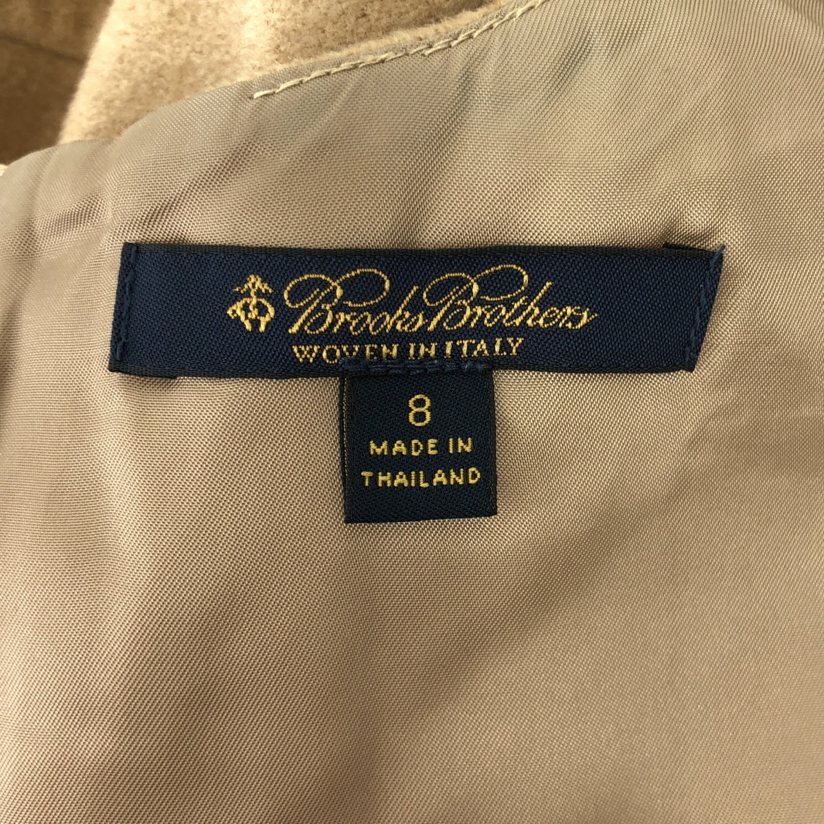 Loro Piana / ロロピアーナ | キャメル ノースリーブ Aライン ワンピース | 8 | ベージュ | レディース