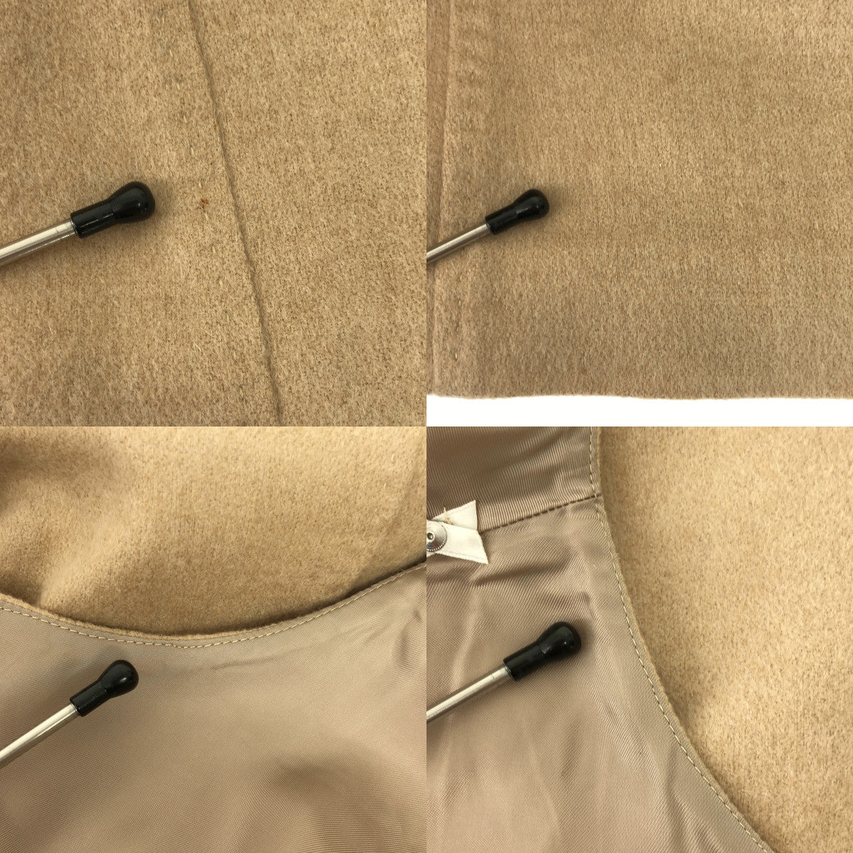 Loro Piana / ロロピアーナ | キャメル ノースリーブ Aライン ワンピース | 8 | ベージュ | レディース