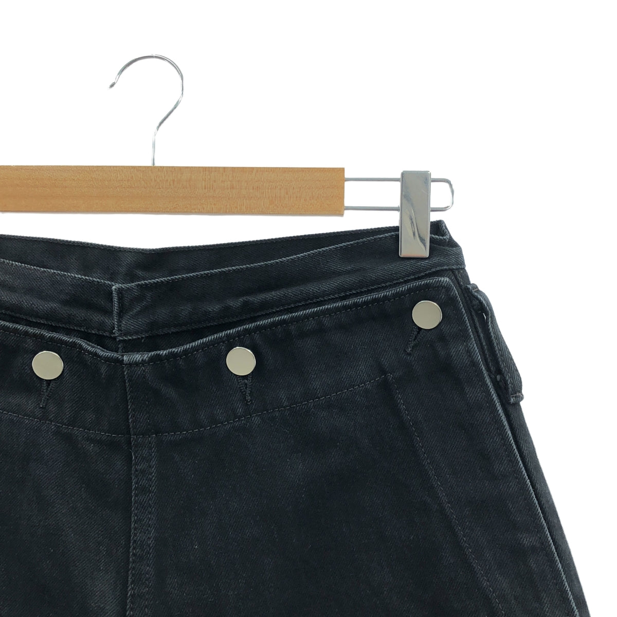 TUKI | 0032 TYPE3 Sailor Wide Black Denim Pants | 0 | Women's