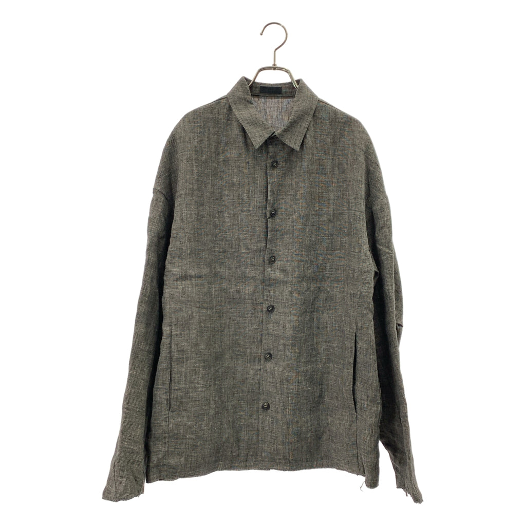 DEVOA / デヴォア | リネン グレンチェック シャツ | 2 | メンズ