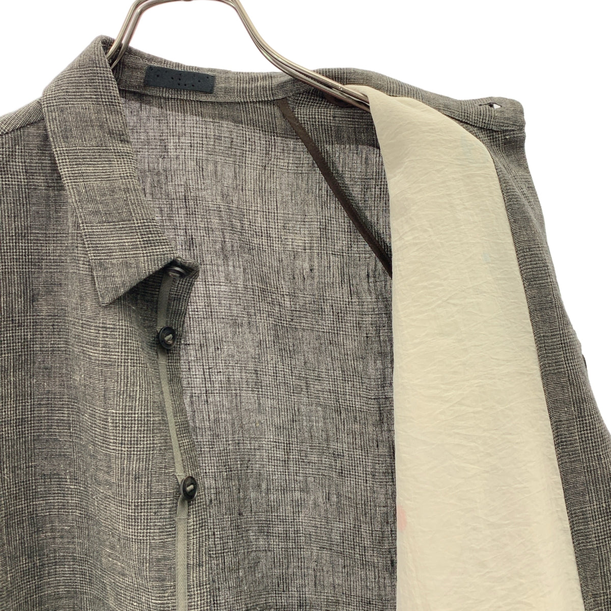 DEVOA / デヴォア | リネン グレンチェック シャツ | 2 | メンズ