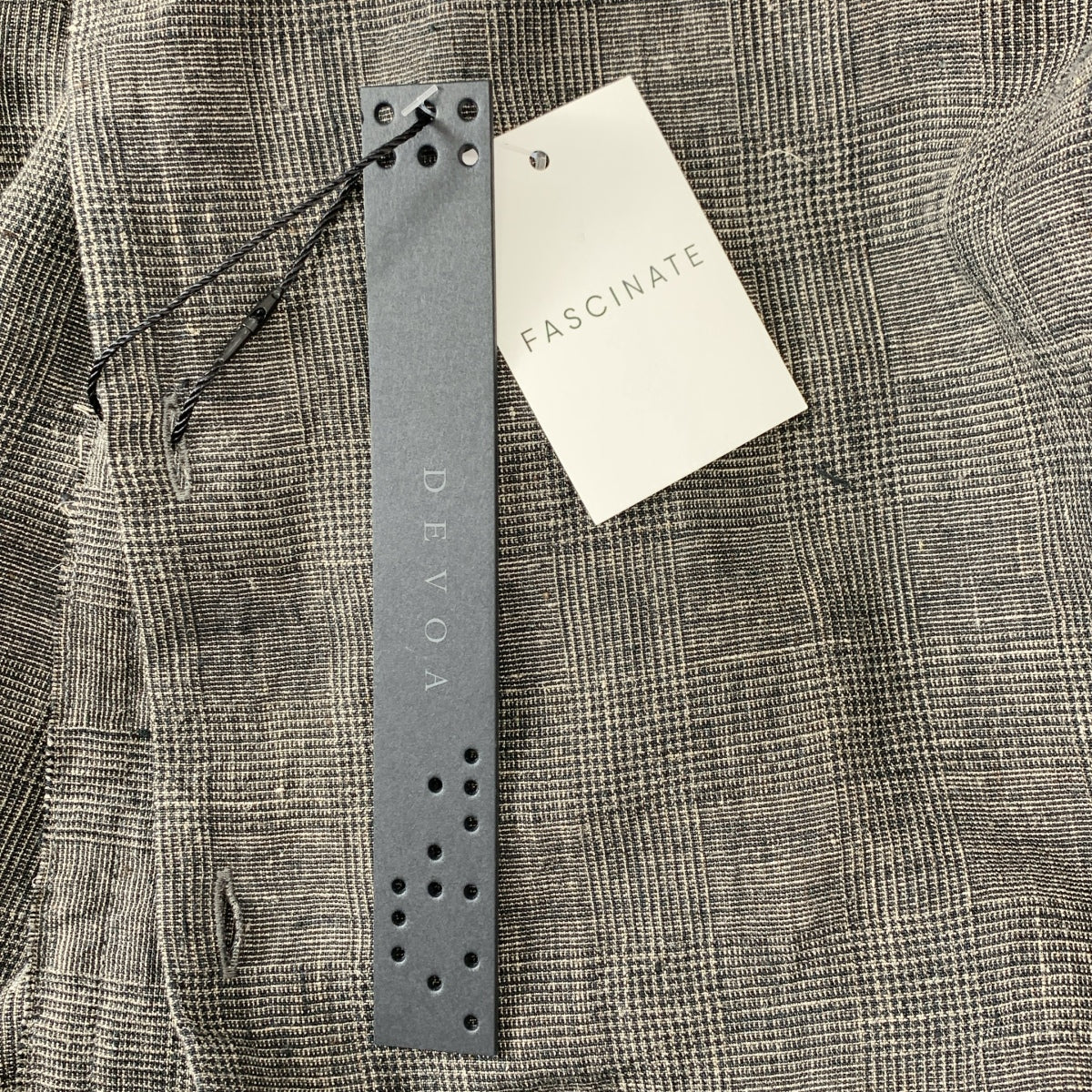 DEVOA / デヴォア | リネン グレンチェック シャツ | 2 | メンズ