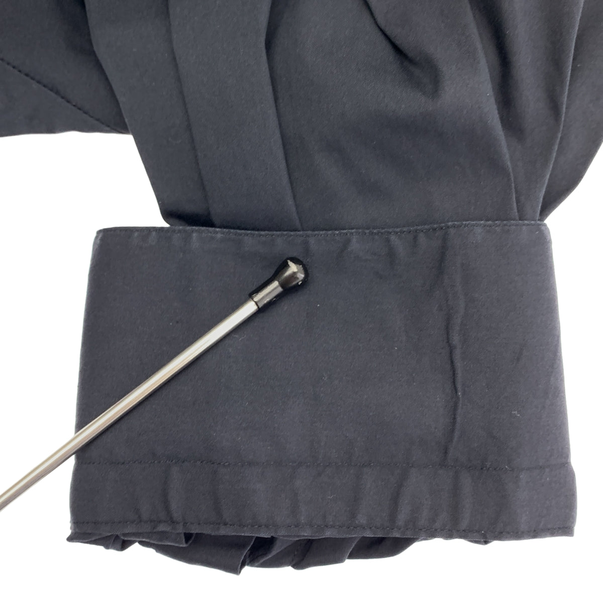 Salvatore Piccolo / サルバトーレピッコロ | バンドカラー プルオーバー シャツワンピース | 38 | ブラック | レディース