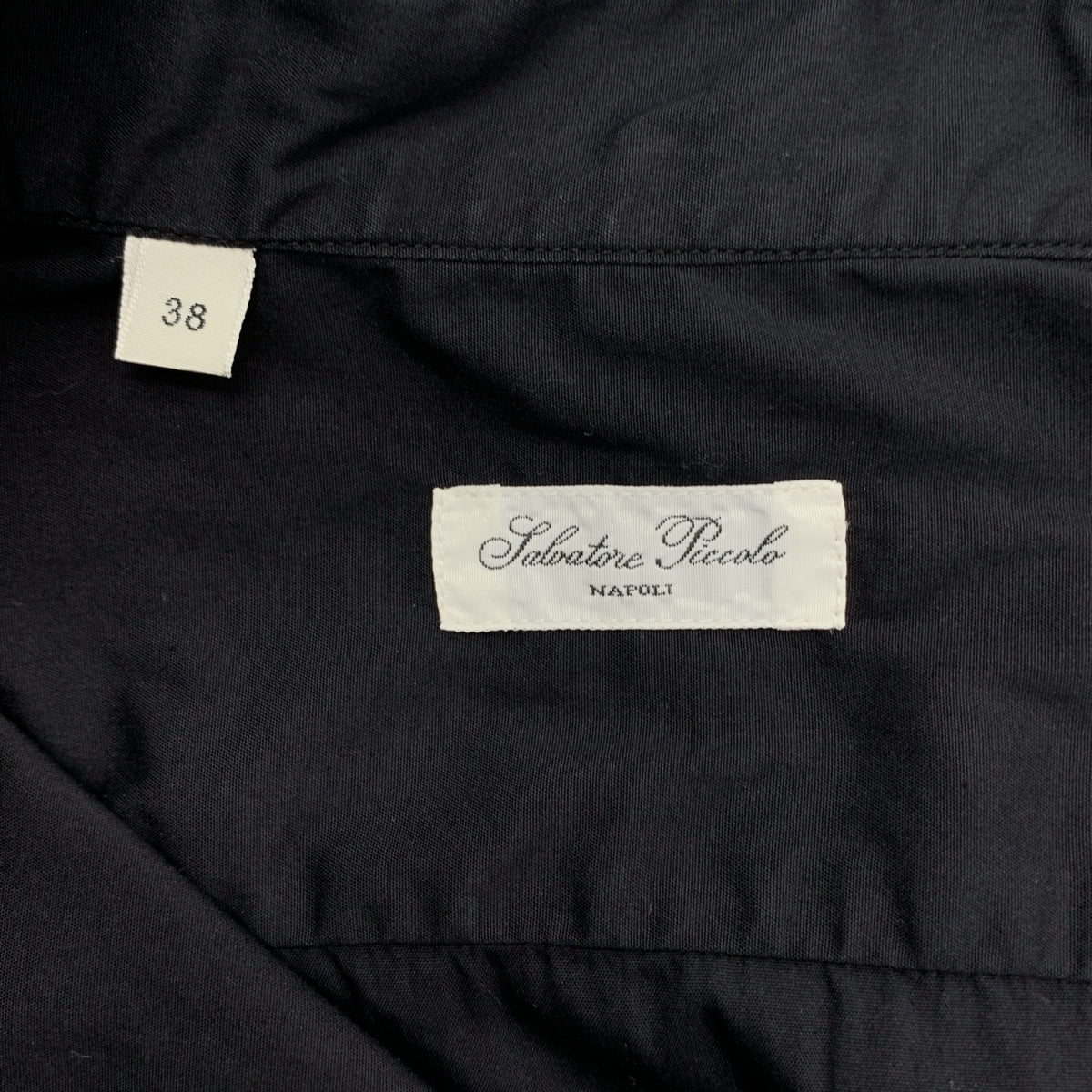 Salvatore Piccolo | 立領套頭襯衫裙 | 尺寸 38 | 黑色 | 女款