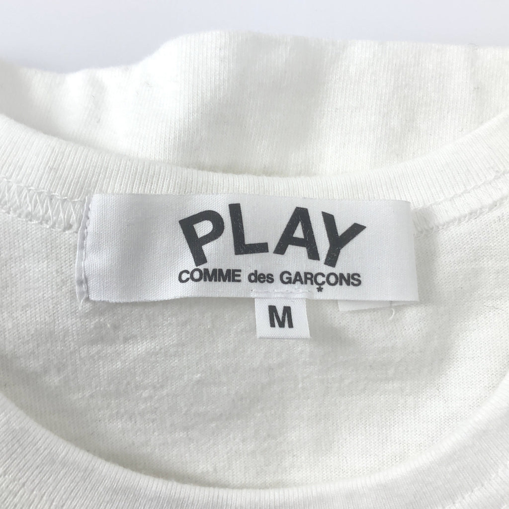 PLAY COMME des GARÇONS | AD2014 | 棉質愛心貼片印花圓領上衣 | M碼 | 女款