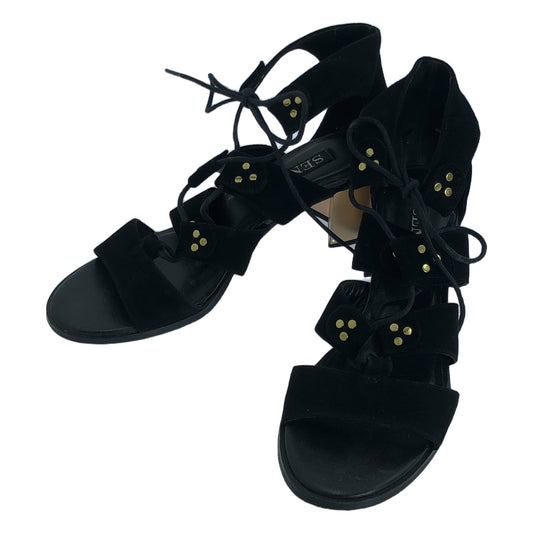 SENSO | QIANA Suede Leather Lace-up Heel Sandals | 37 | Women's
