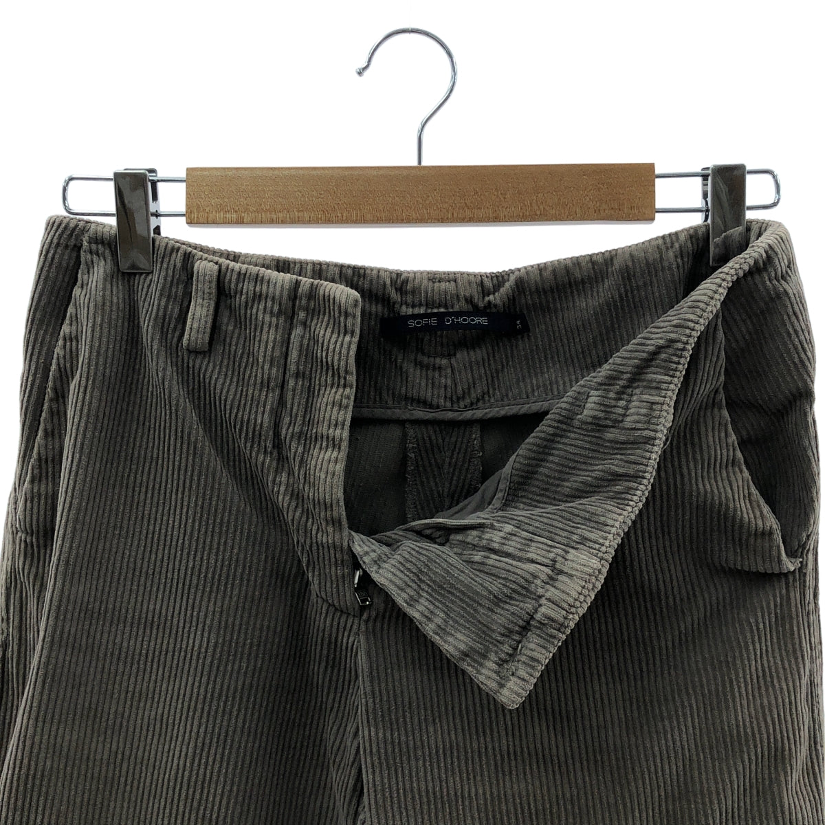 SOFIE D'HOORE | 棉質燈芯絨褲子 | 尺寸 34 | 灰色 | 女款