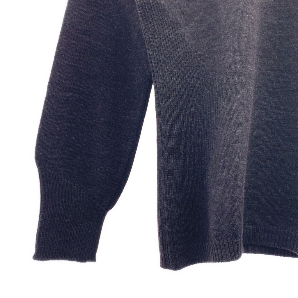 Salvatore Ferragamo | 羊毛後背紐扣高領毛衣 | S 碼 | 炭灰色 | 女款