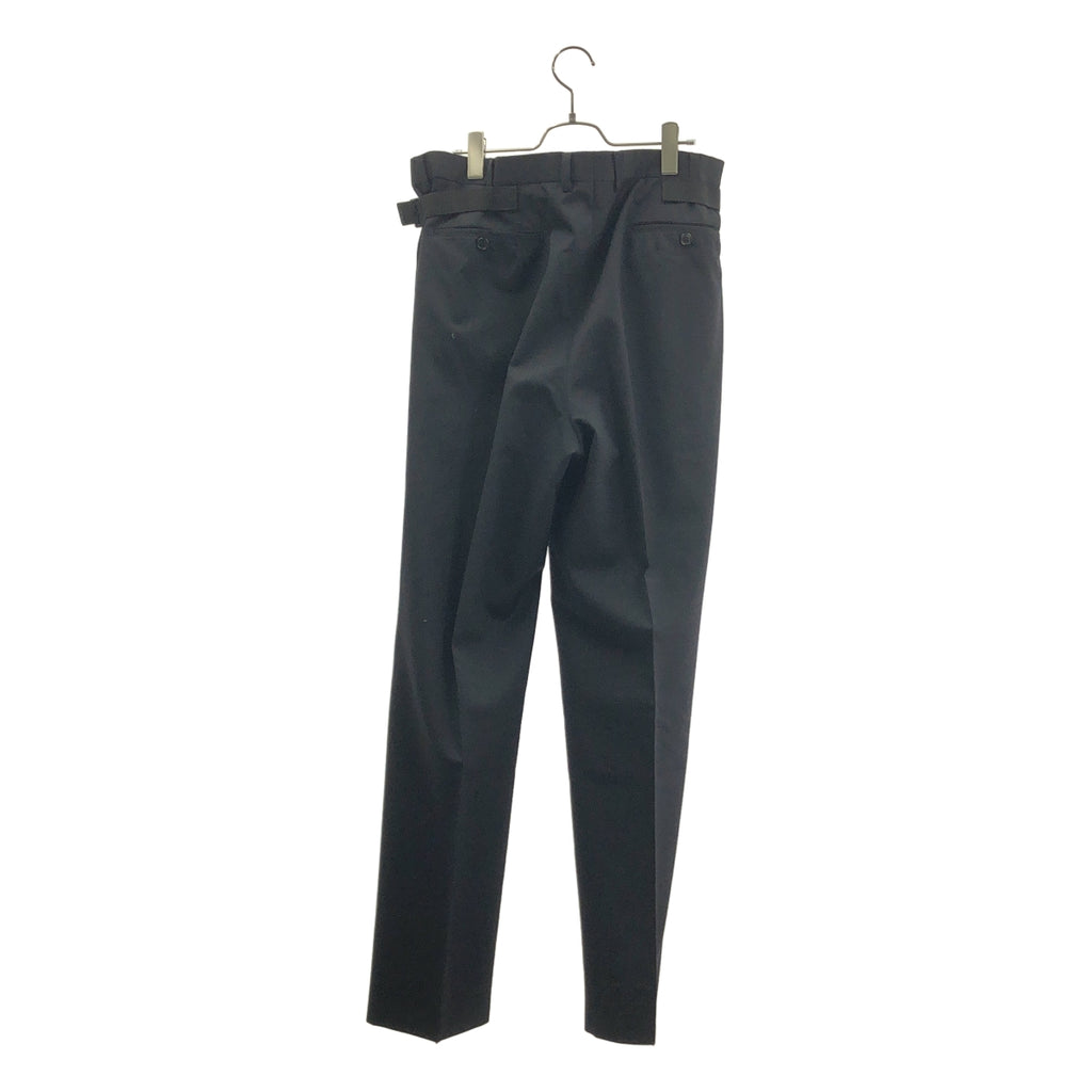 KISHIDAMIKI / 키시다미키 | adjustment trousers length long 울 사이드 어저스터 슬랙스 |