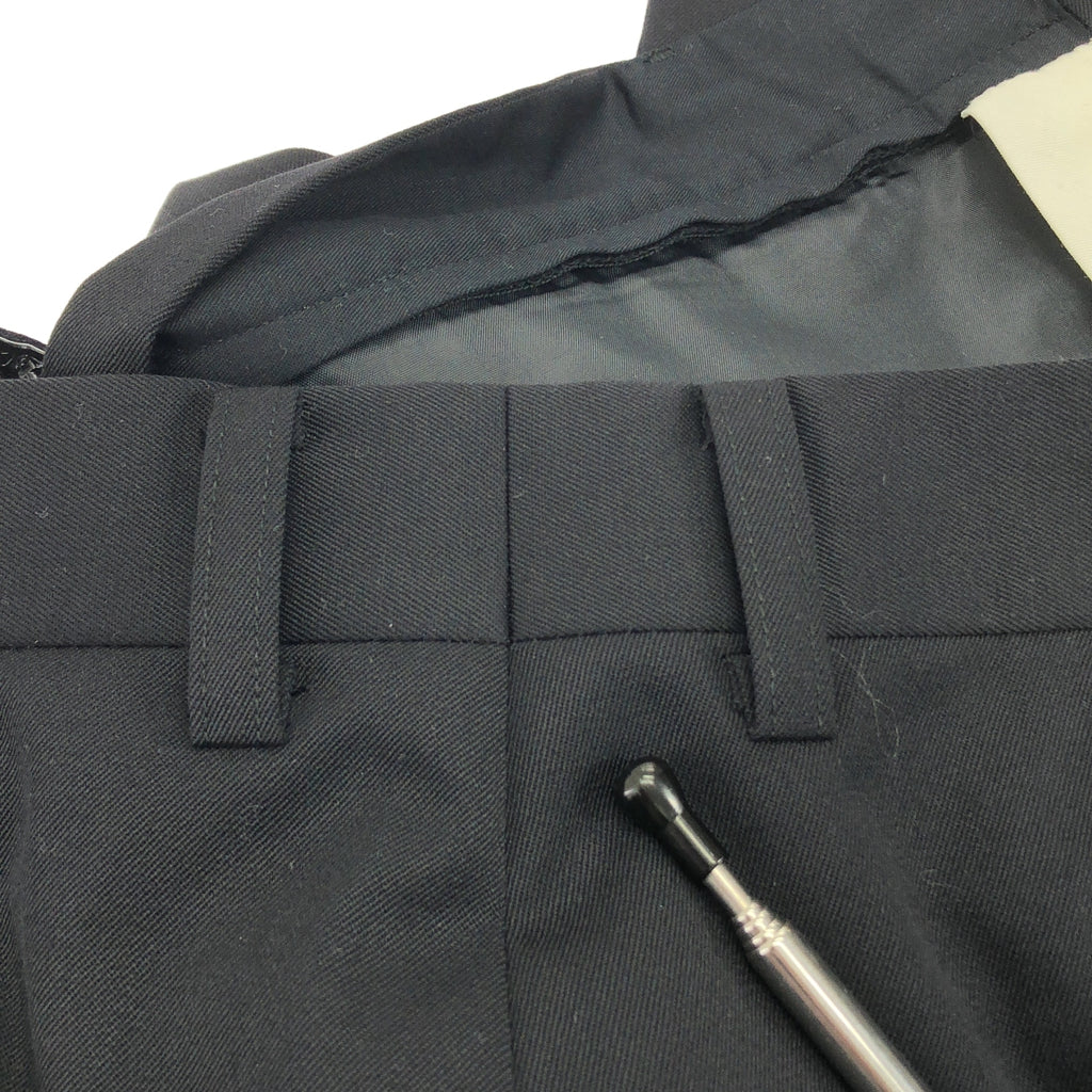 KISHIDAMIKI / 키시다미키 | adjustment trousers length long 울 사이드 어저스터 슬랙스 |