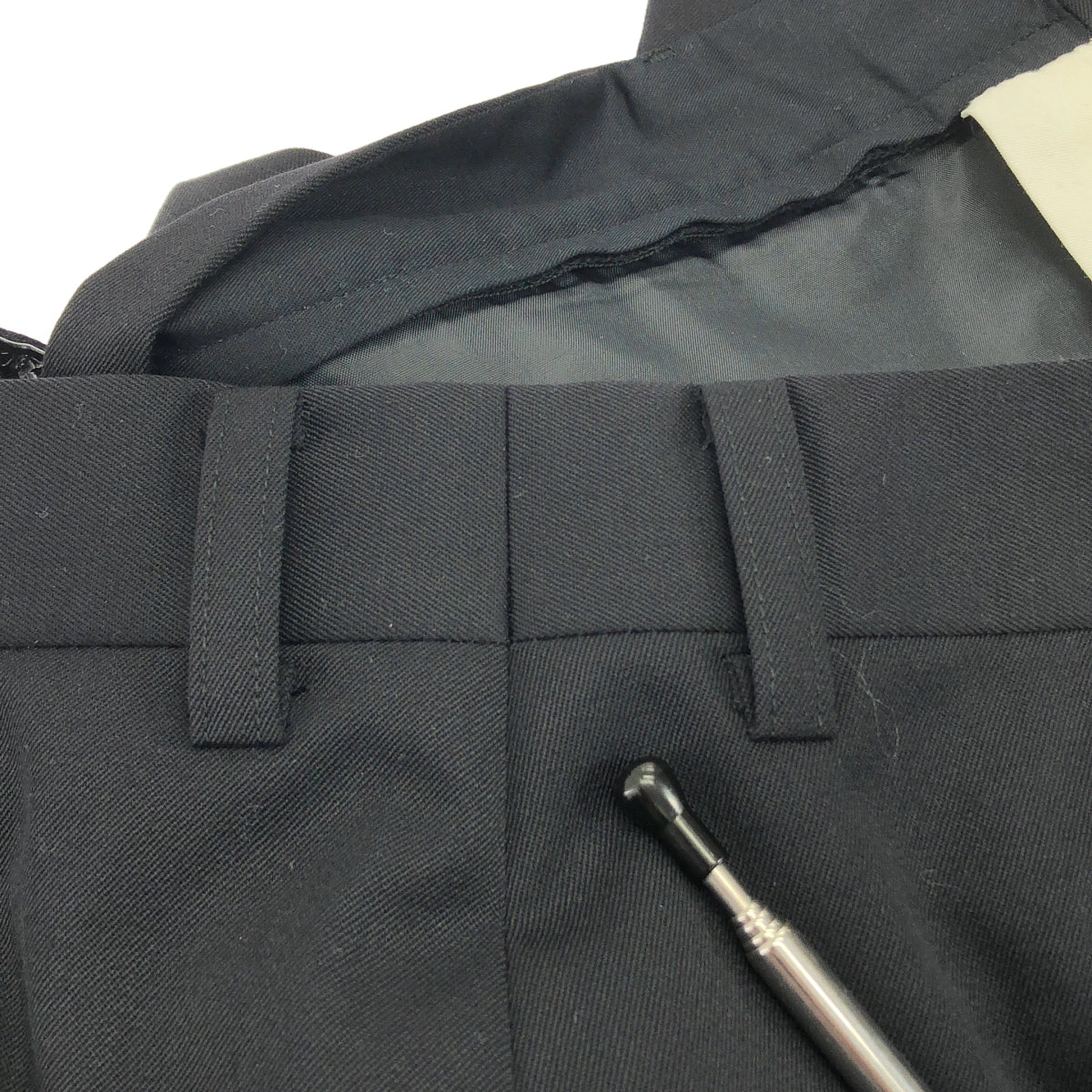 KISHIDAMIKI / 키시다미키 | adjustment trousers length long 울 사이드 어저스터 슬랙스 |