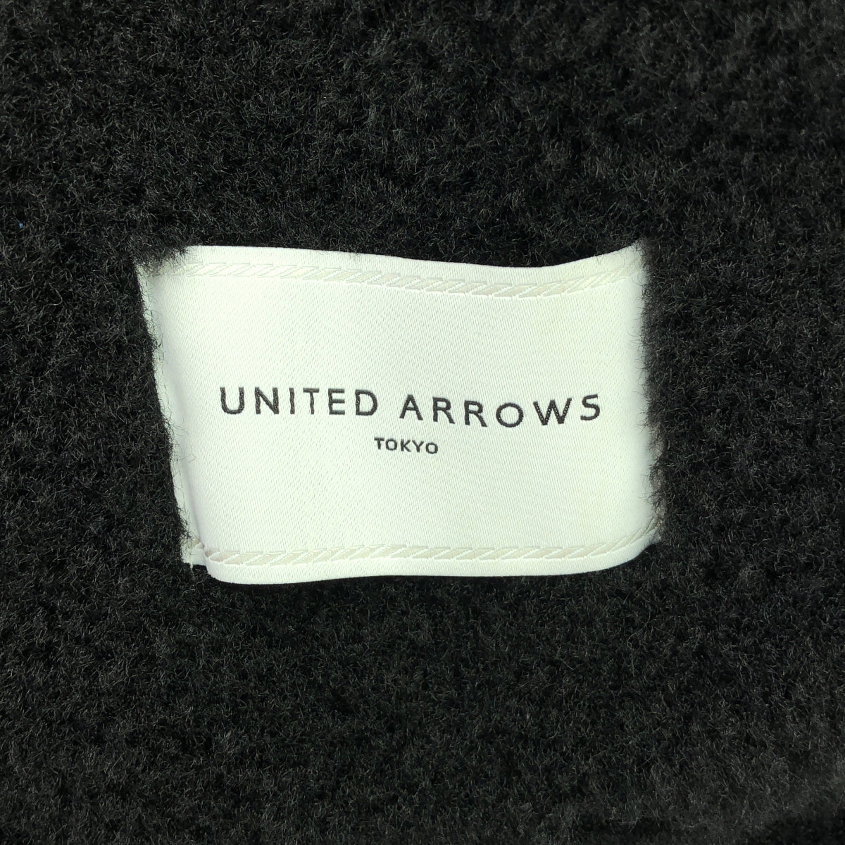 UNITED ARROWS / 유나이티드 애로즈 | 가짜 무톤 보머 재킷 | 38 | 블랙 | 여성
