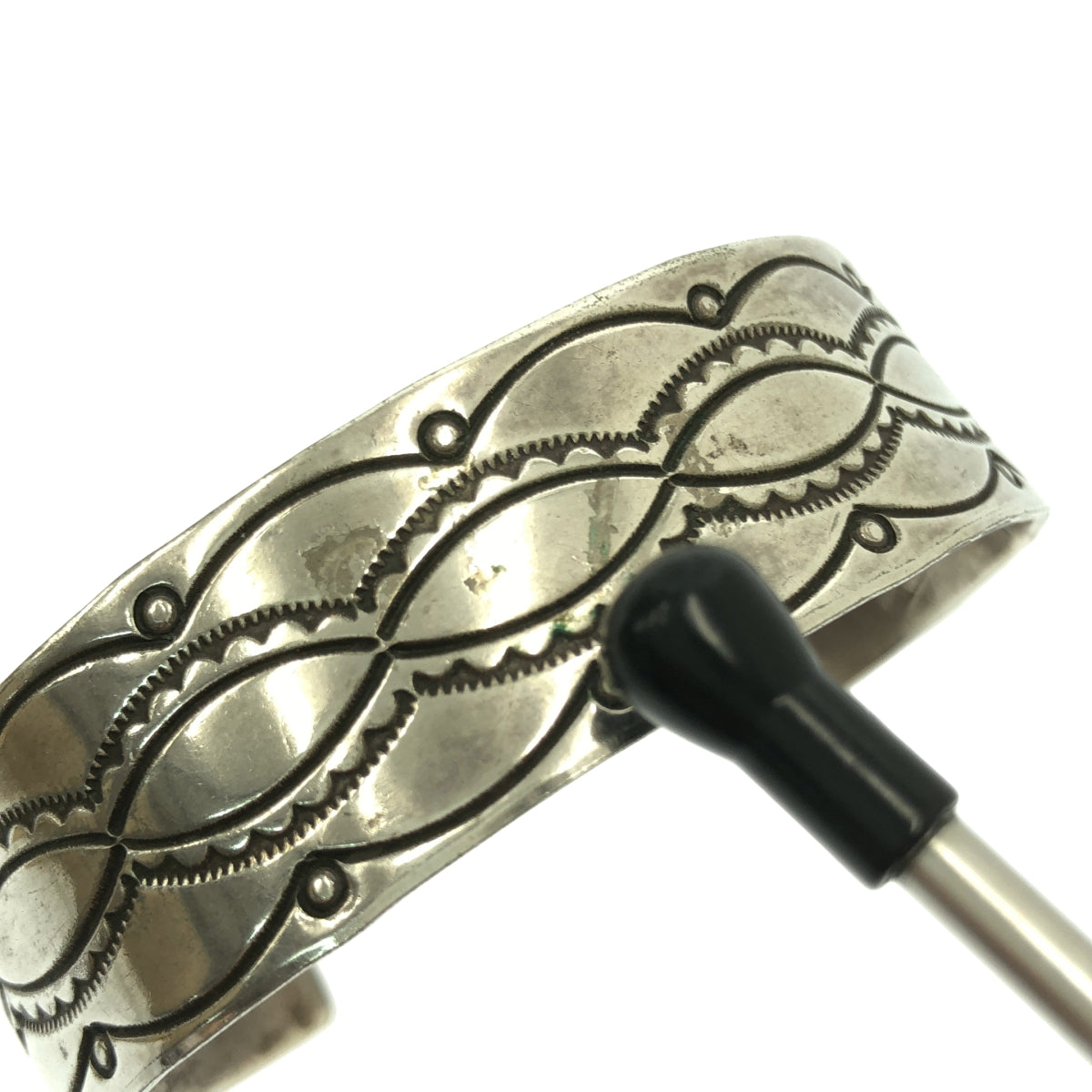 印度珠寶 | 納瓦霍銀手鐲 | 銀 | 男士