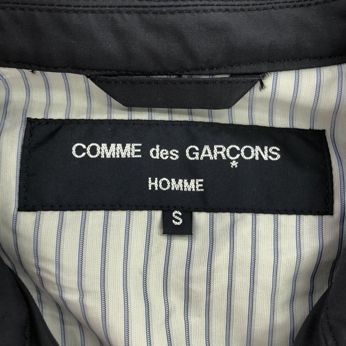 COMME des GARCONS HOMME / 컴데 갤슨 옴므 | 2018SS | 코튼 나일론 지퍼 업 스윙 재킷 블루존 | S | 네이비 | 남성