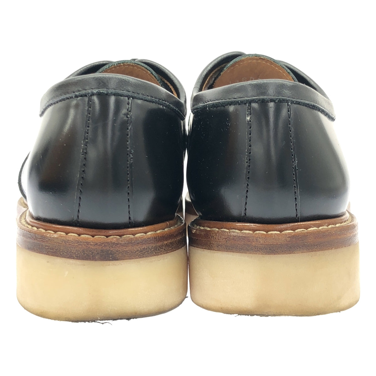 UNITED ARROWS | x bibliotek 皮革繫帶鞋 | 35 碼 | 黑色 | 女款