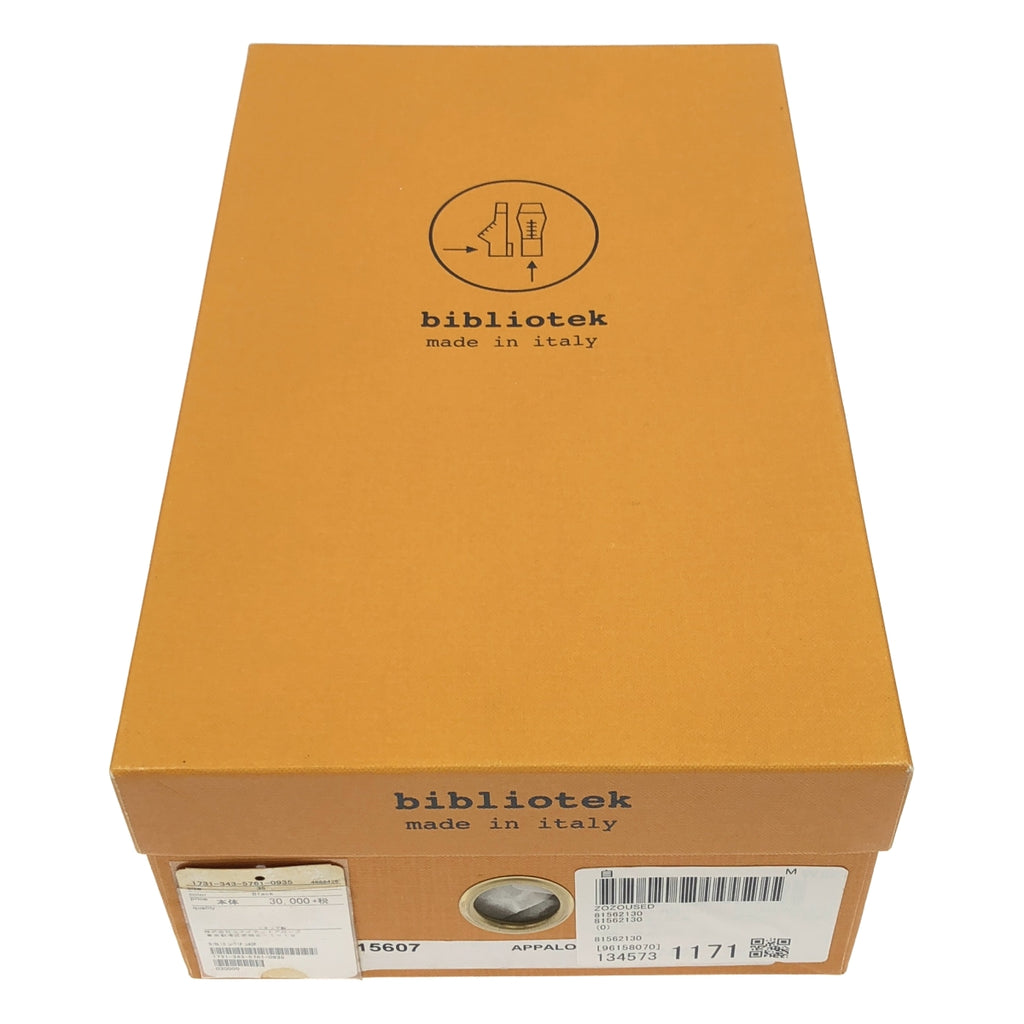 UNITED ARROWS | x bibliotek 皮革繫帶鞋 | 35 碼 | 黑色 | 女款